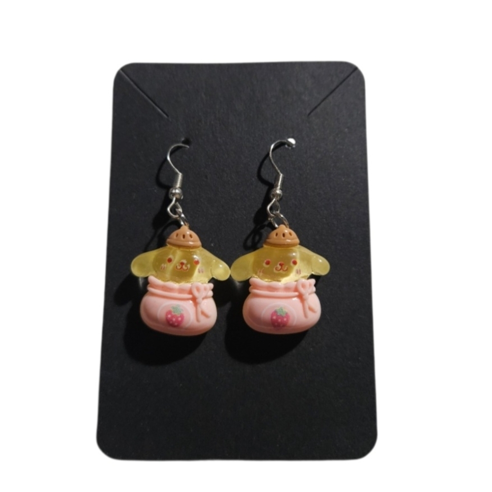 Cute Pompompurin Charm Earrings